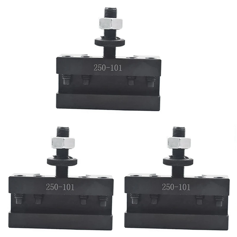 3PCS Quick Change Turning And Facing Holder 250-101 For Lathe Tool Post Holder
3PCS Quick Change Turning And Facing Holder 250-101 For Lathe Tool Post Holder