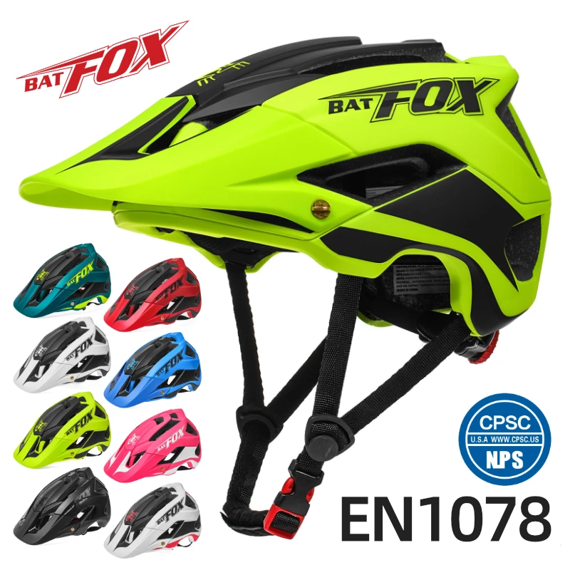 BATFOX Adult Bicycle Helmet MTB Bike For Men Women Mountain Road Breathable New 2023 Bike Accessories Many Colors Sport Helmets
BATFOX Adult Bicycle Helmet MTB Bike For Men Women Mountain Road Breathable New 2023 Bike Accessories Many Colors Sport Helmets