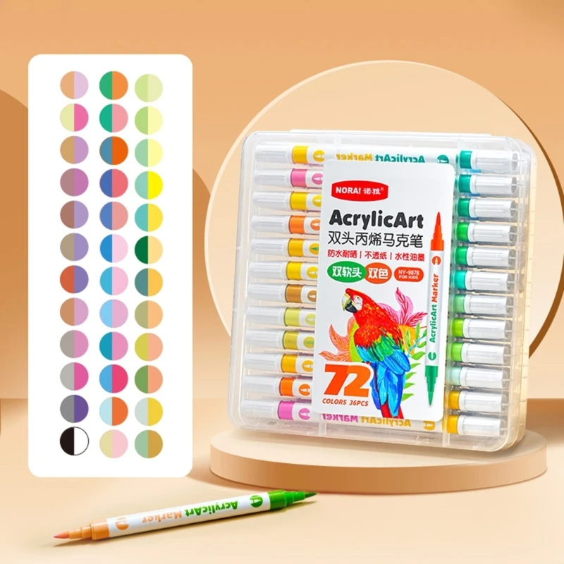 Acrylic Paint Pens Acrylic Marker for Rock Painting, Ceramic, Glass,DIY Craft Card Making Art Supplies 24/48/72/96Color 896C 
Acrylic Paint Pens Acrylic Marker for Rock Painting, Ceramic, Glass,DIY Craft Card Making Art Supplies 24/48/72/96Color 896C