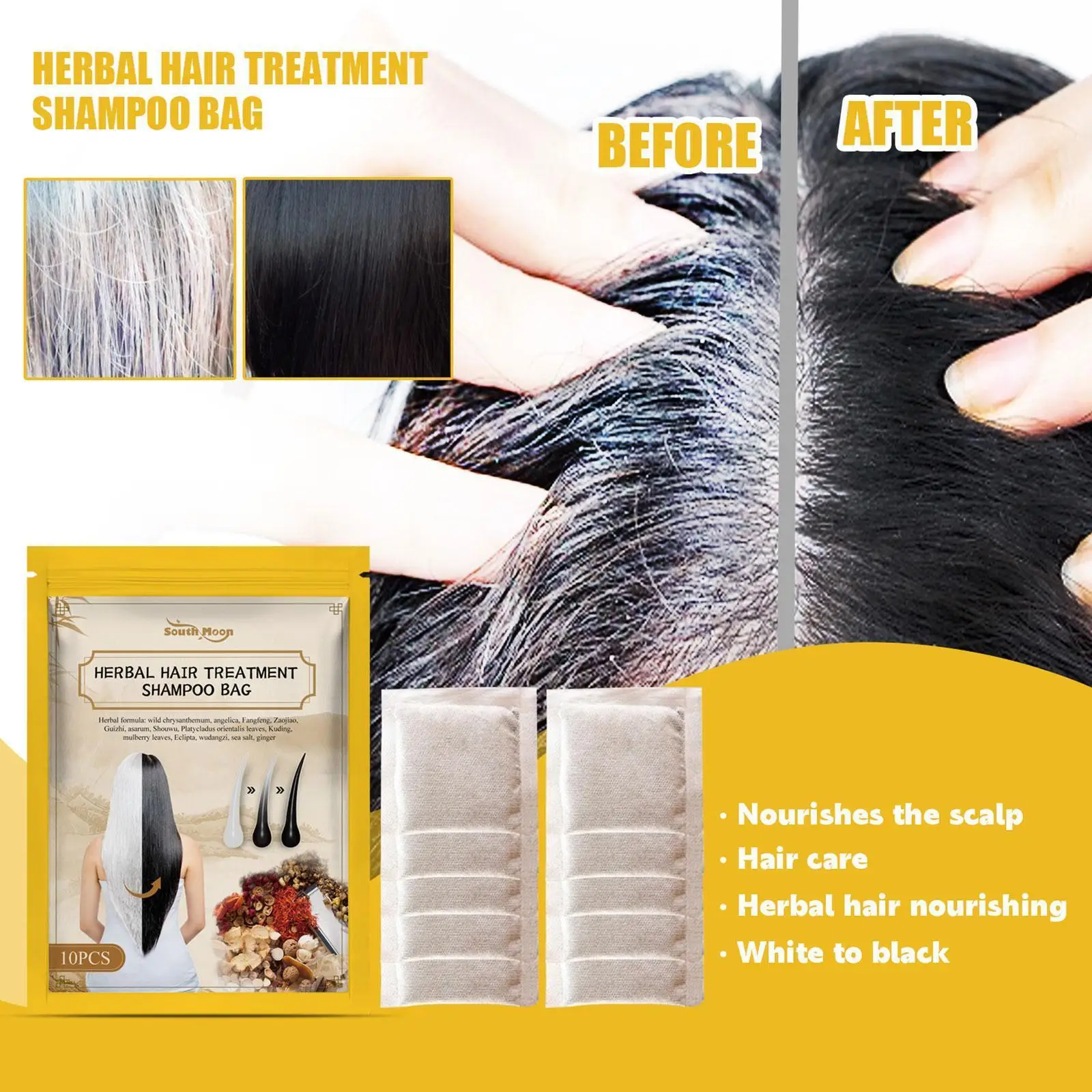 White Hair Turns Black Herbal Alopecia Treatment Hair Growth Product For Men Hair Loss Treatment Regrowth Herbal Shampoo Ba R4g9
White Hair Turns Black Herbal Alopecia Treatment Hair Growth Product For Men Hair Loss Treatment Regrowth Herbal Shampoo Ba R4g9