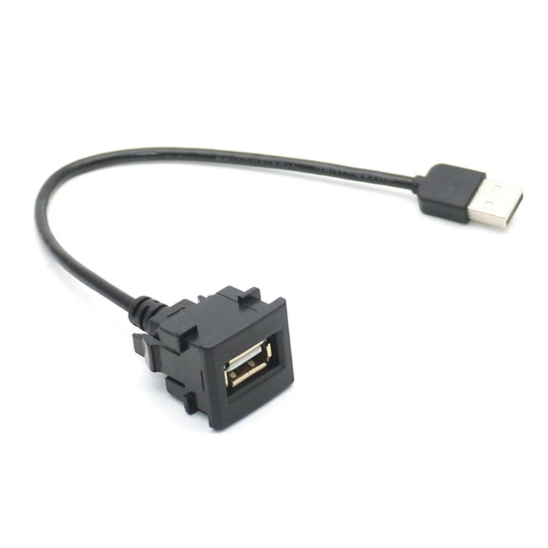 USB Square Dashboard Mount - 25cm 9.8'' USB Extension Mount Panel Mount Cable,for Car, Boats R2LC
USB Square Dashboard Mount - 25cm 9.8'' USB Extension Mount Panel Mount Cable,for Car, Boats R2LC