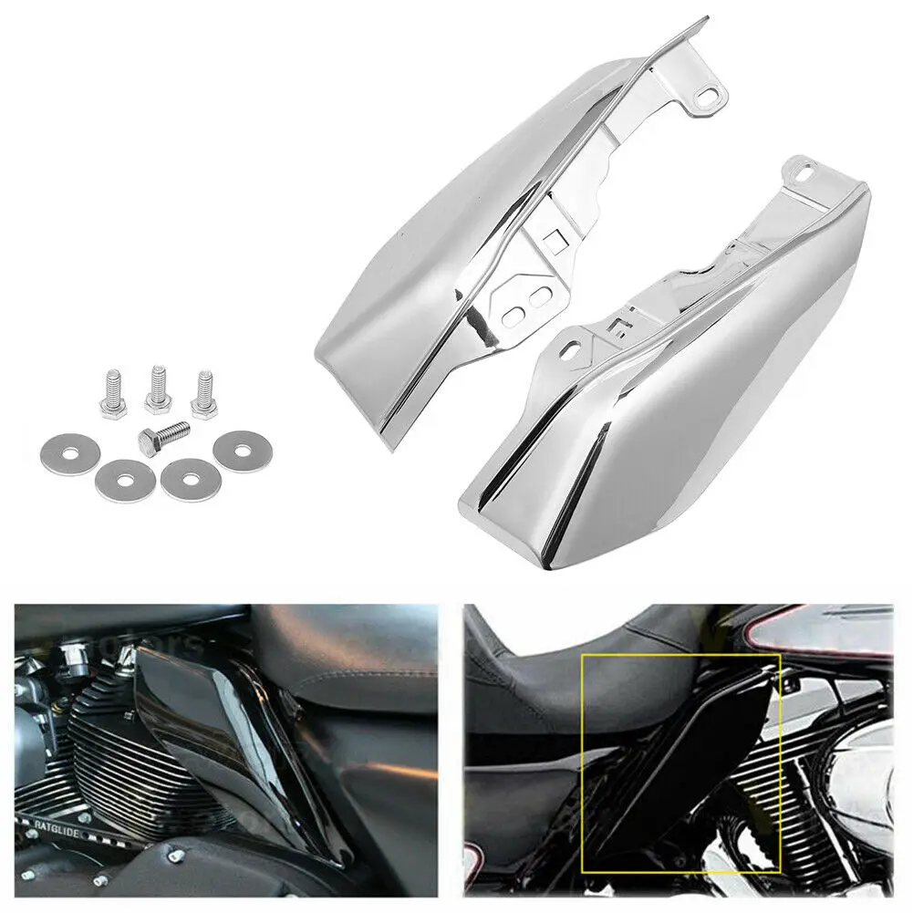 Motorcycle Chrome Mid-Frame Air Heat Deflector Fairing For Harley Touring Electra Road Street Glide CVO Ultra Classic 2017-2021
Motorcycle Chrome Mid-Frame Air Heat Deflector Fairing For Harley Touring Electra Road Street Glide CVO Ultra Classic 2017-2021