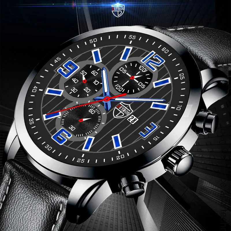Top Watch For Men Fashion Sports Watches Luminous Leather Men's Digital Clock Chronograph Sapphire Mirror Decorate Wristwatches
Top Watch For Men Fashion Sports Watches Luminous Leather Men's Digital Clock Chronograph Sapphire Mirror Decorate Wristwatches