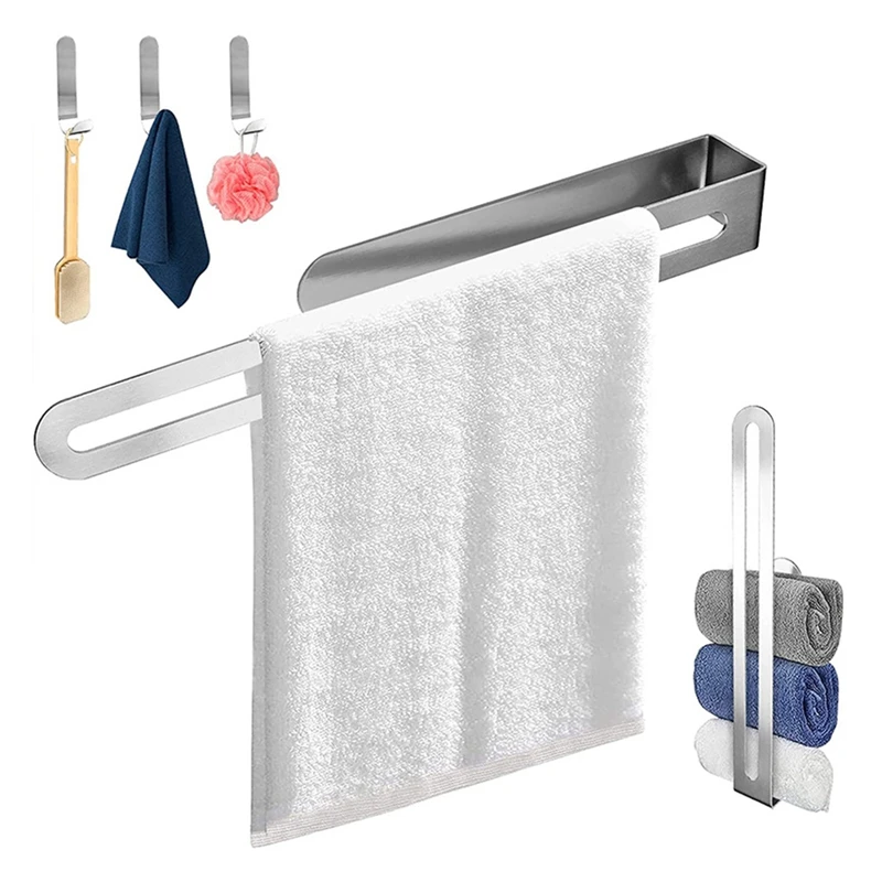 Strong Self Adhesive Hand Towel Ring Thicken Stainless Steel Hand Towel Bar/Rack Silver
Strong Self Adhesive Hand Towel Ring Thicken Stainless Steel Hand Towel Bar/Rack Silver