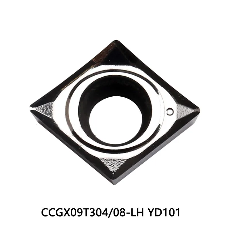 

100% Original CCGX09T304 CCGX09T308 YD101 CCGX 09T304 09T308 LH YD101 for Copper and Aluminum Carbide Inserts Lathe Tools CNC