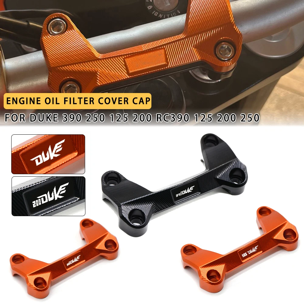 

For KTM DUKE 390/200/125 DUKE390 Duke200 Duke125 2006-2015 Motorcycle Aluminium Accessories Handlebar Risers Top Cover Clamp