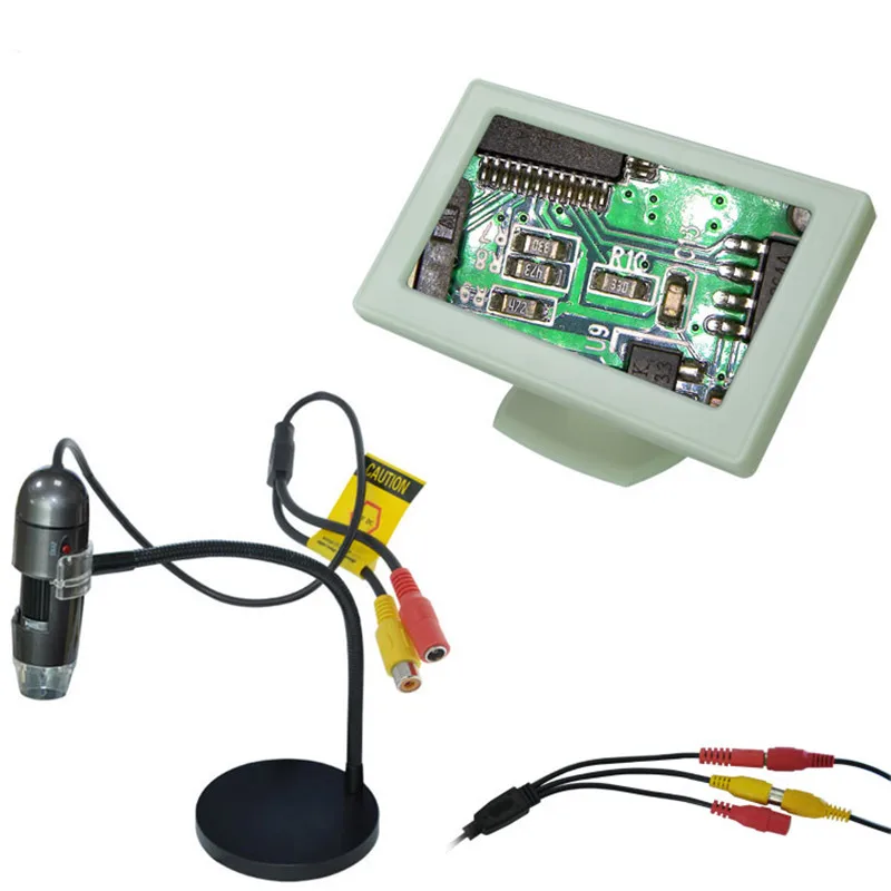 25-600X PAL/ TV Telephoto Microscope with 4.3-inch HD Display Remote Focus Dispensing Special Detection Probe
25-600X PAL/ TV Telephoto Microscope with 4.3-inch HD Display Remote Focus Dispensing Special Detection Probe