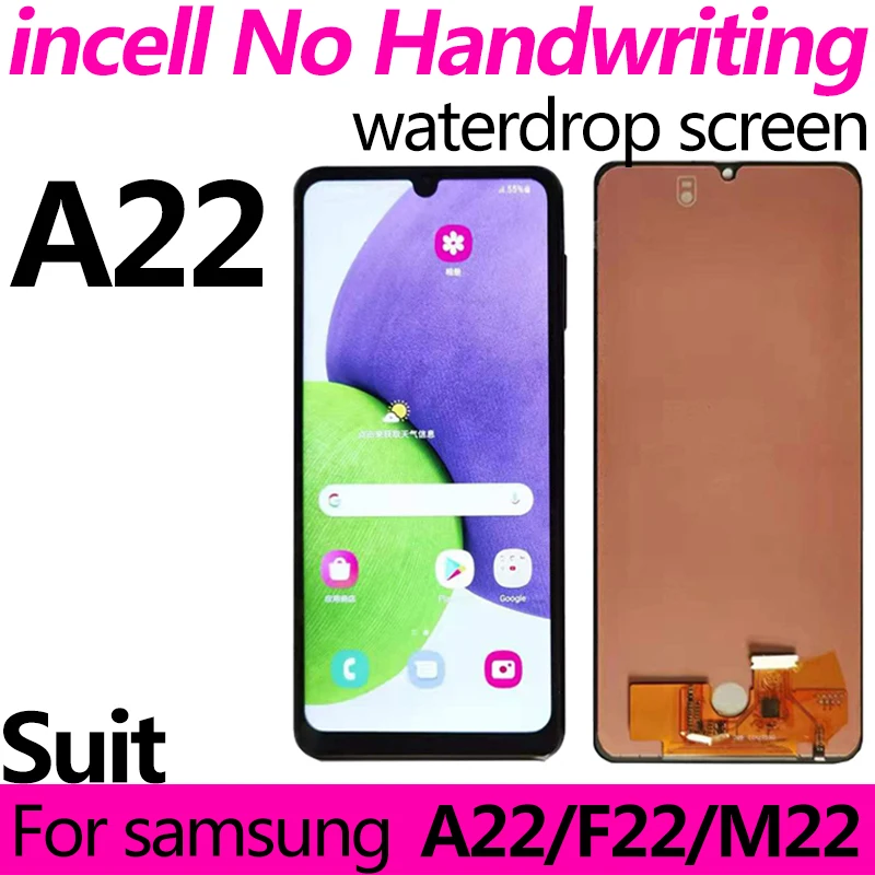 Оригинальный ЖК-дисплей для Samsung Galaxy A22 5G, сменный цифровой преобразователь сенсорного экрана в сборе для A226 A226B SM-A226B/DSN дисплей
Оригинальный ЖК-дисплей для Samsung Galaxy A22 5G, сменный цифровой преобразователь сенсорного экрана в сборе для A226 A226B SM-A226B/DSN дисплей