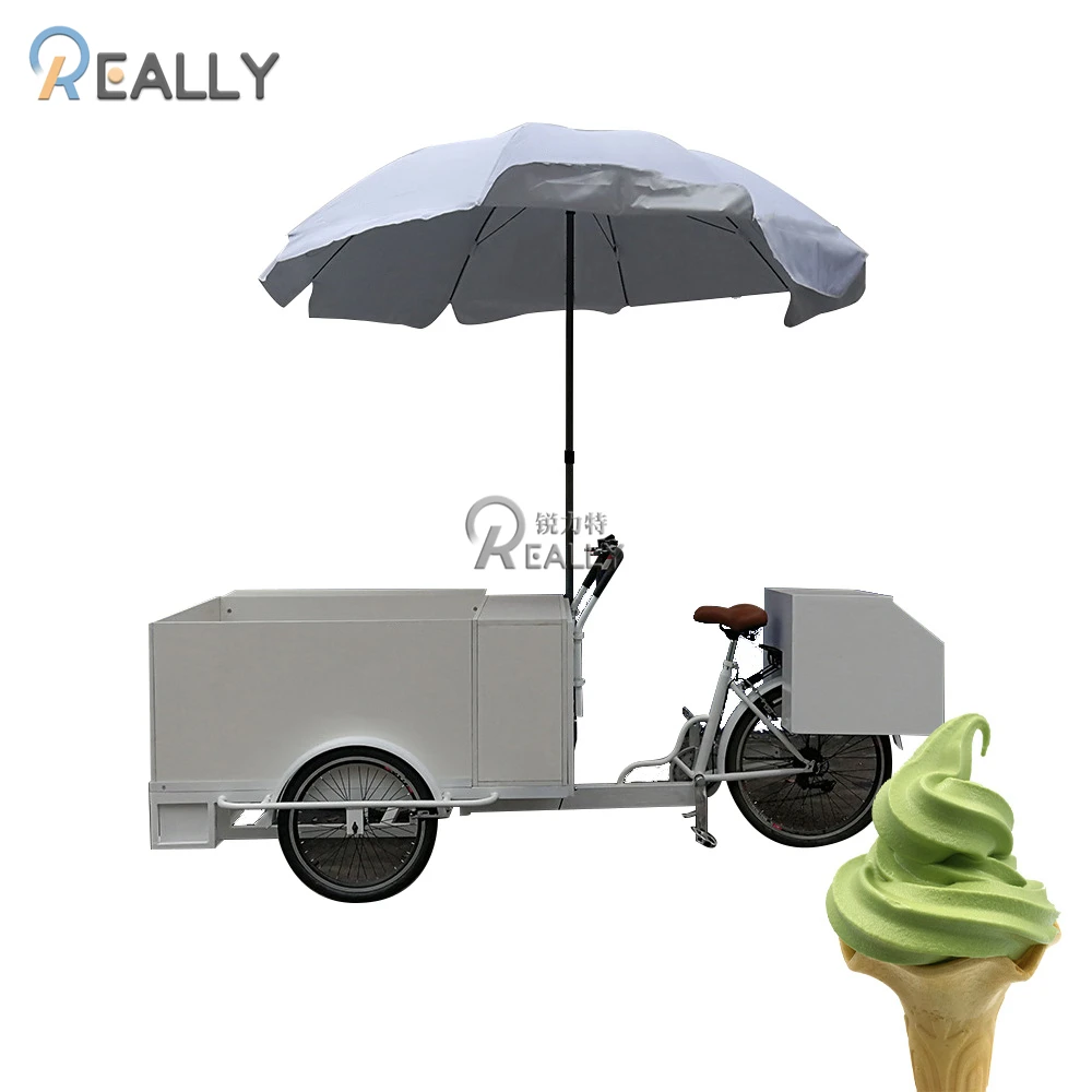 New Electric Stainless Steel Ice Cream Bike Food Cart Cargo Bicycle Customized Scooter
New Electric Stainless Steel Ice Cream Bike Food Cart Cargo Bicycle Customized Scooter
