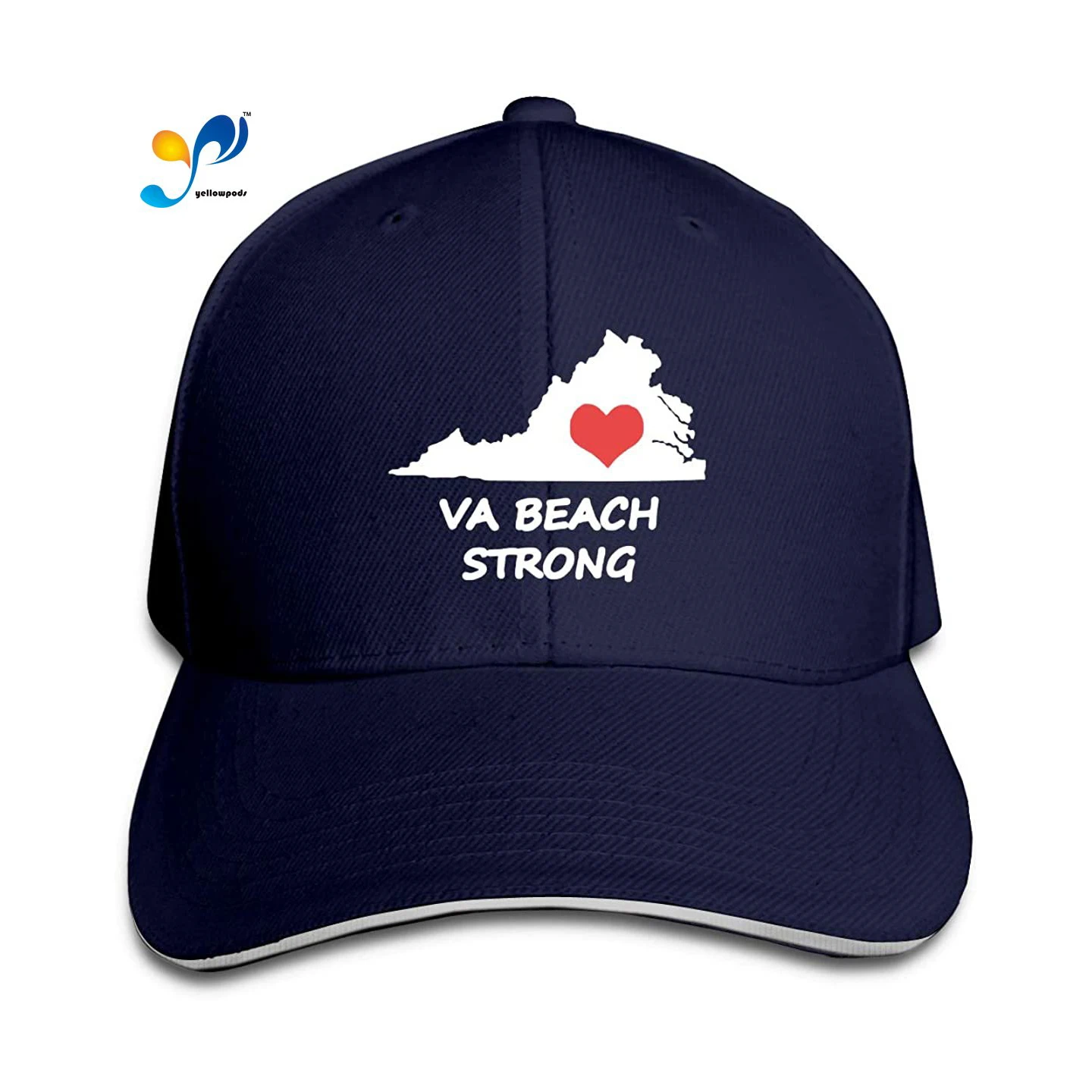 

DALIAAG Virginia Beach VA Strong Men's Girl's Classical Hat Fashionable Peak Cap Cricket Cap Moto Gp Baseball Cap