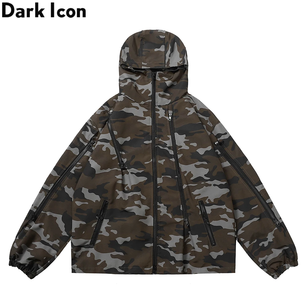 Dark Icon Waterproof Zipper Camouflage Jacket Men With Hoodie Multiple Zipper Outerwear Jackets Man Clothing
Dark Icon Waterproof Zipper Camouflage Jacket Men With Hoodie Multiple Zipper Outerwear Jackets Man Clothing