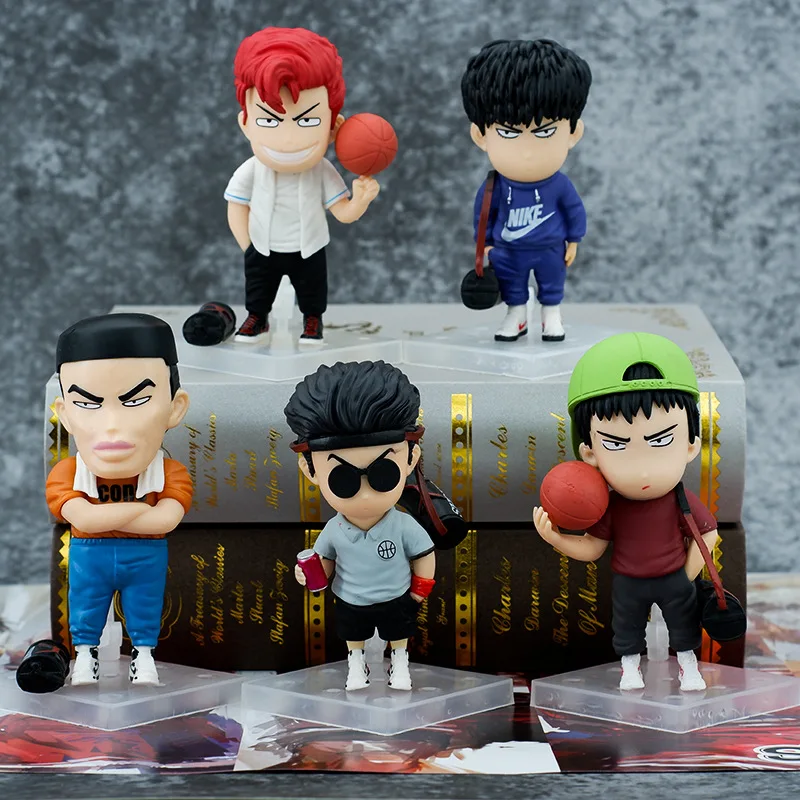 Pcmy Q Version Travel Slam Dunk Series Set Anime Figure PVC Statue Figurine Collectable Car Ornament Desktop Decoration Toys
Pcmy Q Version Travel Slam Dunk Series Set Anime Figure PVC Statue Figurine Collectable Car Ornament Desktop Decoration Toys