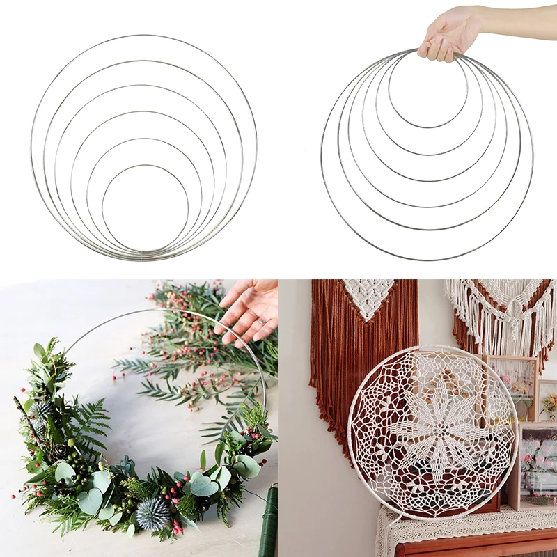 10-40CM Metal Floral Hoop Rings DIY Macrame Hanging Craft Iron Circle Round Catcher DIY Hoop Flower Wreath Garland Wedding Decor
10-40CM Metal Floral Hoop Rings DIY Macrame Hanging Craft Iron Circle Round Catcher DIY Hoop Flower Wreath Garland Wedding Decor