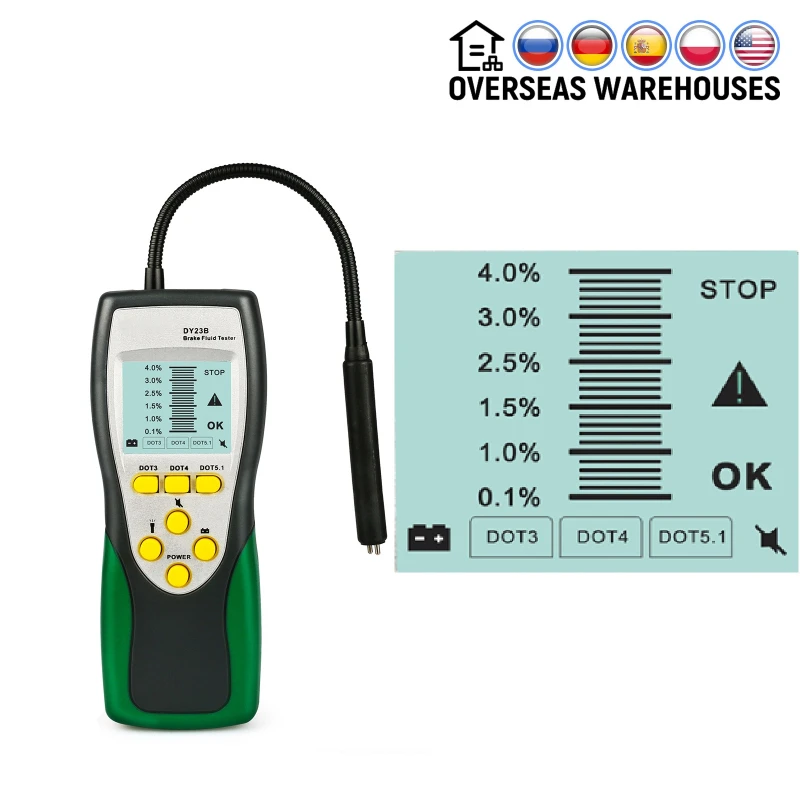 Car Brake Fluid Tester Oil Inspection Goose Neck Detector Sound And Light Double Alarm
Car Brake Fluid Tester Oil Inspection Goose Neck Detector Sound And Light Double Alarm