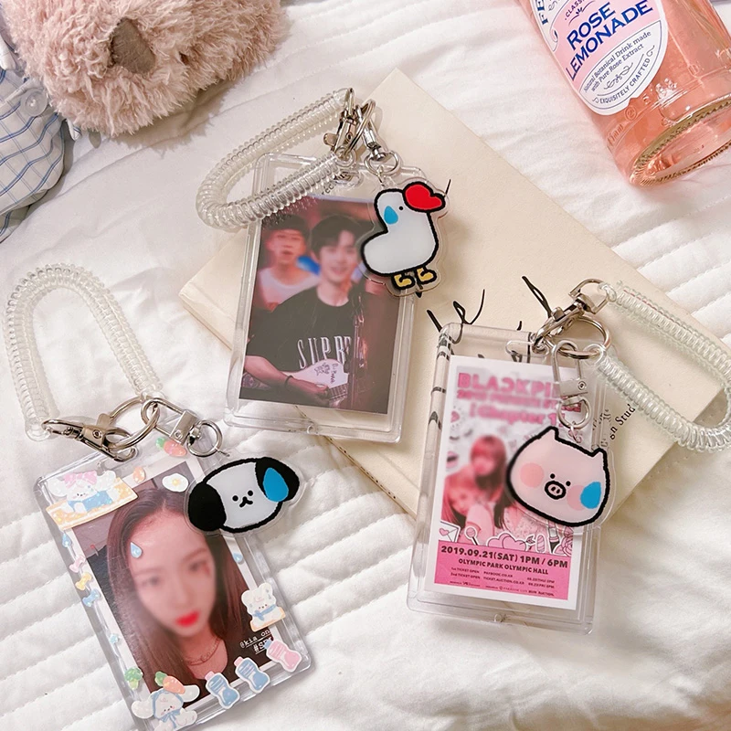 3 inch Acrylic Transparent Card Holder Kpop Idol Photo Sleeves Backpack Pendant With Keychain School Stationery Protector Holder
3 inch Acrylic Transparent Card Holder Kpop Idol Photo Sleeves Backpack Pendant With Keychain School Stationery Protector Holder