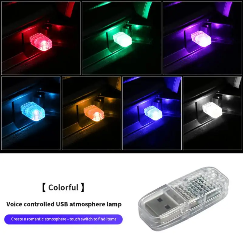 Car Mini USB LED Ambient Light Voice Control Decorative Atmosphere Lamps Auto PC Computer Portable Light Plug Play
Car Mini USB LED Ambient Light Voice Control Decorative Atmosphere Lamps Auto PC Computer Portable Light Plug Play