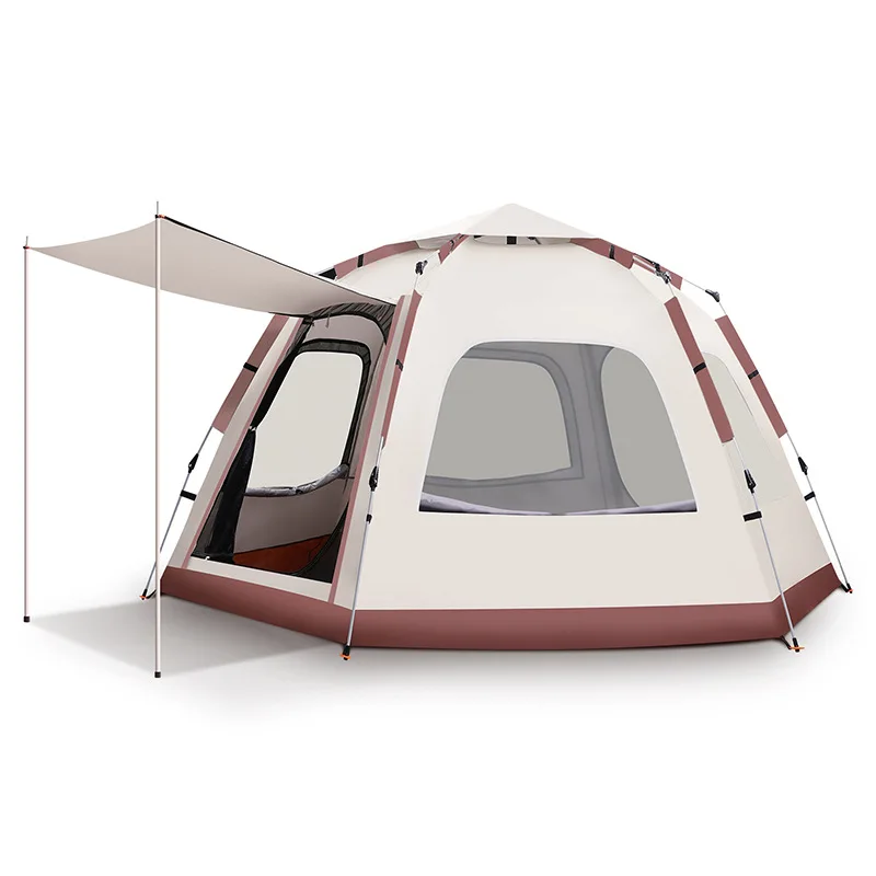 accommodate 6 People Hexagonal/quadrangular Camping Tent Double Door&Window Automatic Installation Large Space Sun Protection
accommodate 6 People Hexagonal/quadrangular Camping Tent Double Door&Window Automatic Installation Large Space Sun Protection