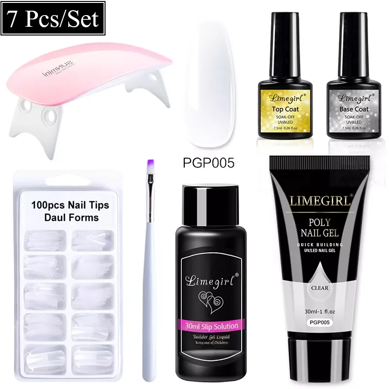Limegirl Poly Nail Gel Kit Professional Set Art Design Decorations Gel For Nail Art Design Poly Extension Gel Manicure Set Kit
Limegirl Poly Nail Gel Kit Professional Set Art Design Decorations Gel For Nail Art Design Poly Extension Gel Manicure Set Kit