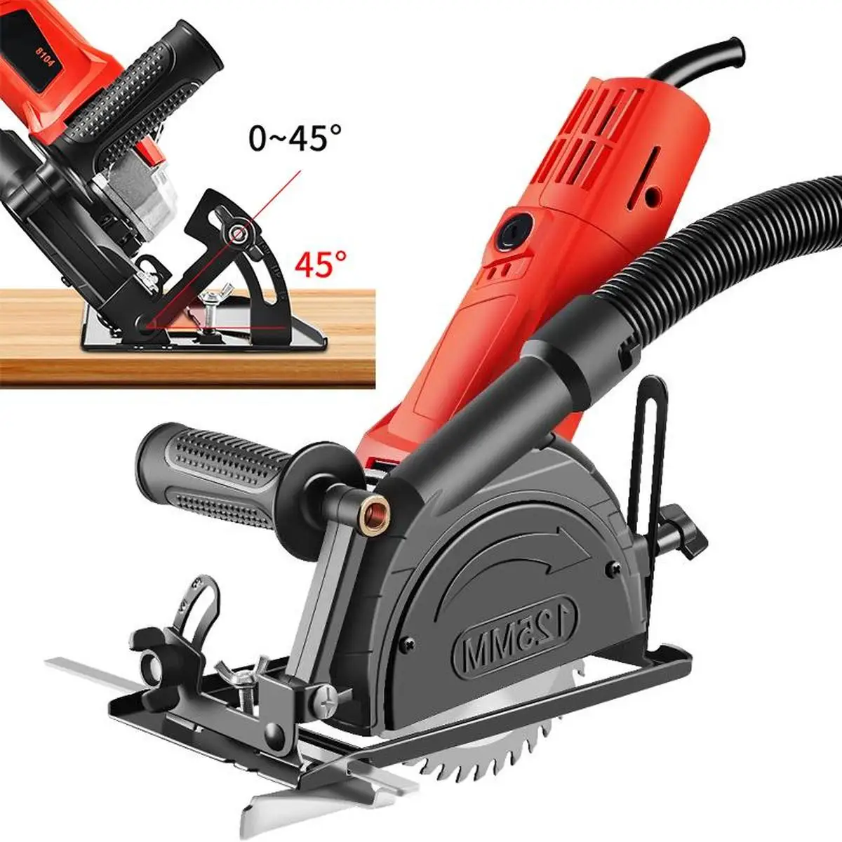 Dust Free 45° Adjustable Cutting Depth Positioning Bracket Angle Grinder Retrofit Cutting Machine Slotting Base For 100-125MM
Dust Free 45° Adjustable Cutting Depth Positioning Bracket Angle Grinder Retrofit Cutting Machine Slotting Base For 100-125MM