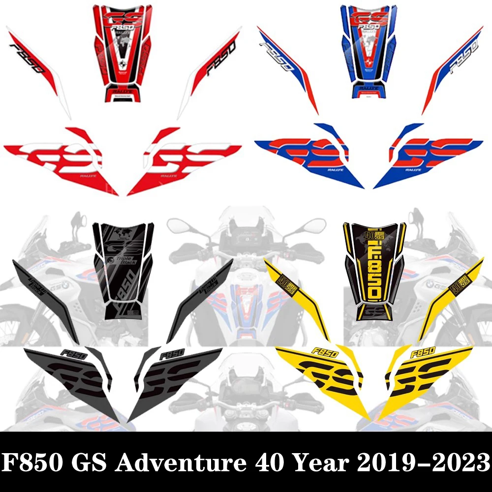 Для BMW F850GS Приключения 40 лет 2019-2023 мотоциклетный фотоальбом Тройная черная версия