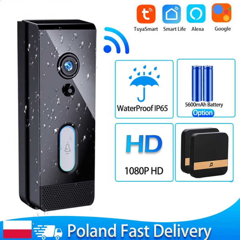 Low power visual doorbell wireless WiFi remote monitoring intelligent visual intercom monitoring doorbell Ding Dong
Low power visual doorbell wireless WiFi remote monitoring intelligent visual intercom monitoring doorbell Ding Dong