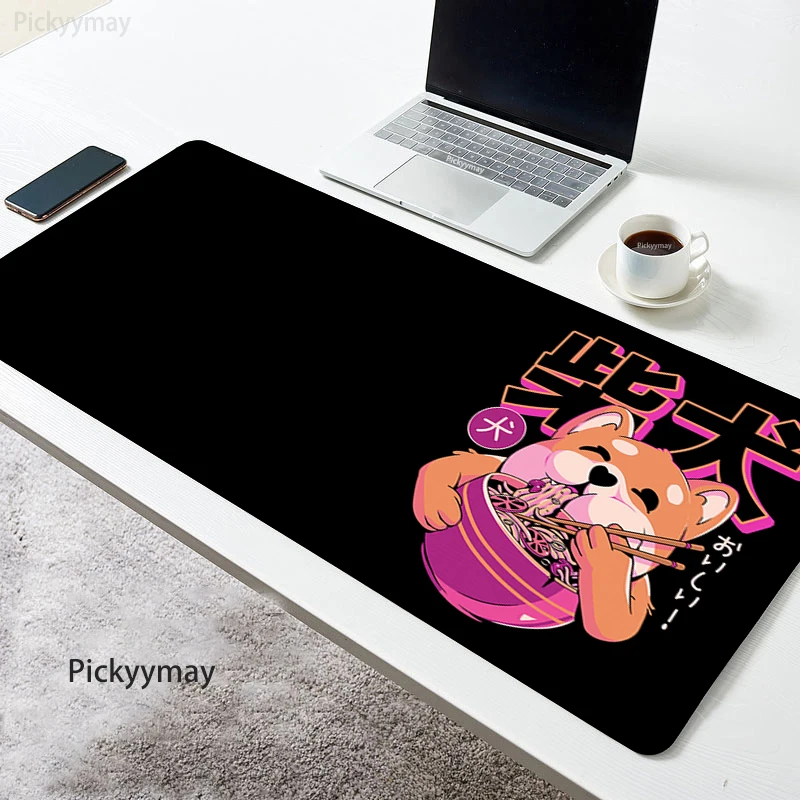 Большой черный коврик для мыши Kawaii Dog Mausepad Cat, Настольный коврик для компьютера и офиса, коврики для мыши, аксессуары для искусства, коврик дл... 
Большой черный коврик для мыши Kawaii Dog Mausepad Cat, Настольный коврик для компьютера и офиса, коврики для мыши, аксессуары для искусства, коврик дл...