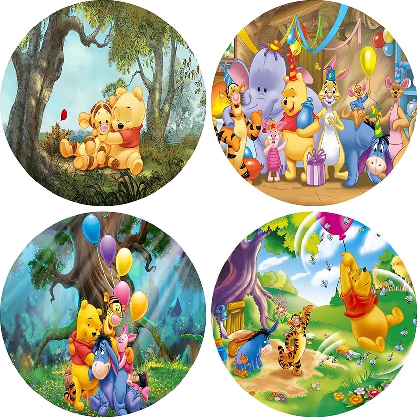 Disney Winnie The Pooh Cartoon Round Circle Elastic Party Backdrop Background Wall Cloth Baby Shower Kids Birthday Party Cover
Disney Winnie The Pooh Cartoon Round Circle Elastic Party Backdrop Background Wall Cloth Baby Shower Kids Birthday Party Cover