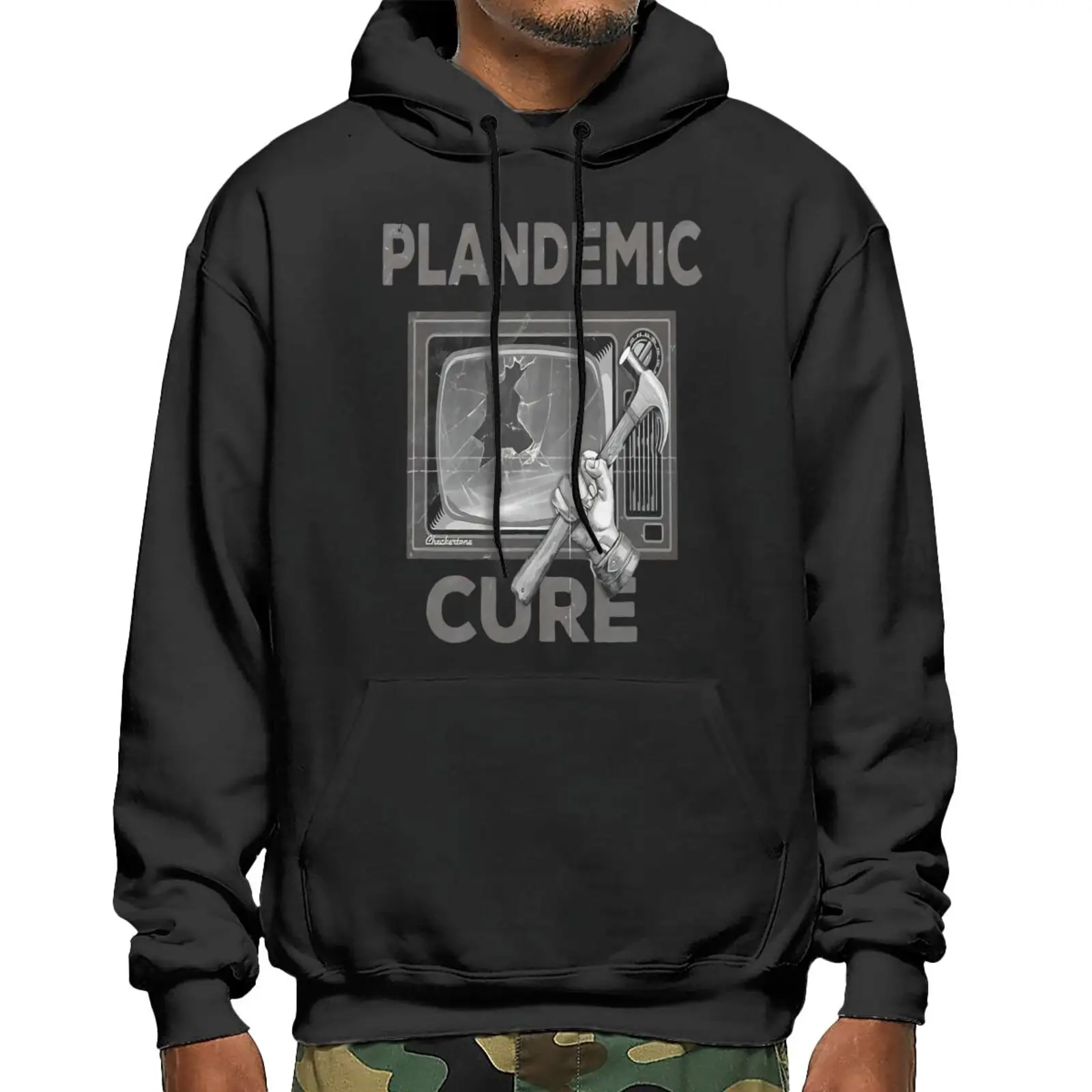 Plandemic Cure For Stupidity Tv Set Hoodies Male Clothes Winter Oversized Hoodie Men's Sweatshirt Sweaters Hoodies And Hoodies
Plandemic Cure For Stupidity Tv Set Hoodies Male Clothes Winter Oversized Hoodie Men's Sweatshirt Sweaters Hoodies And Hoodies