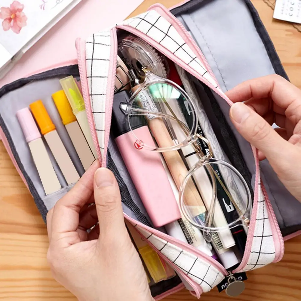 Simple Canvas Multi Pen Slots Multi Compartments Canvas Pencil Bag Stationery Organizer Pencil Bag Stationery Box
Simple Canvas Multi Pen Slots Multi Compartments Canvas Pencil Bag Stationery Organizer Pencil Bag Stationery Box