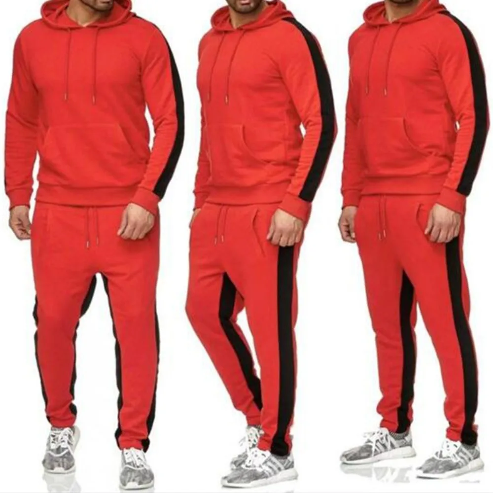 Men's Hoodie Patchwork Contrast Color Sports Fitness Jogging Suit Light Board Suit
Men's Hoodie Patchwork Contrast Color Sports Fitness Jogging Suit Light Board Suit