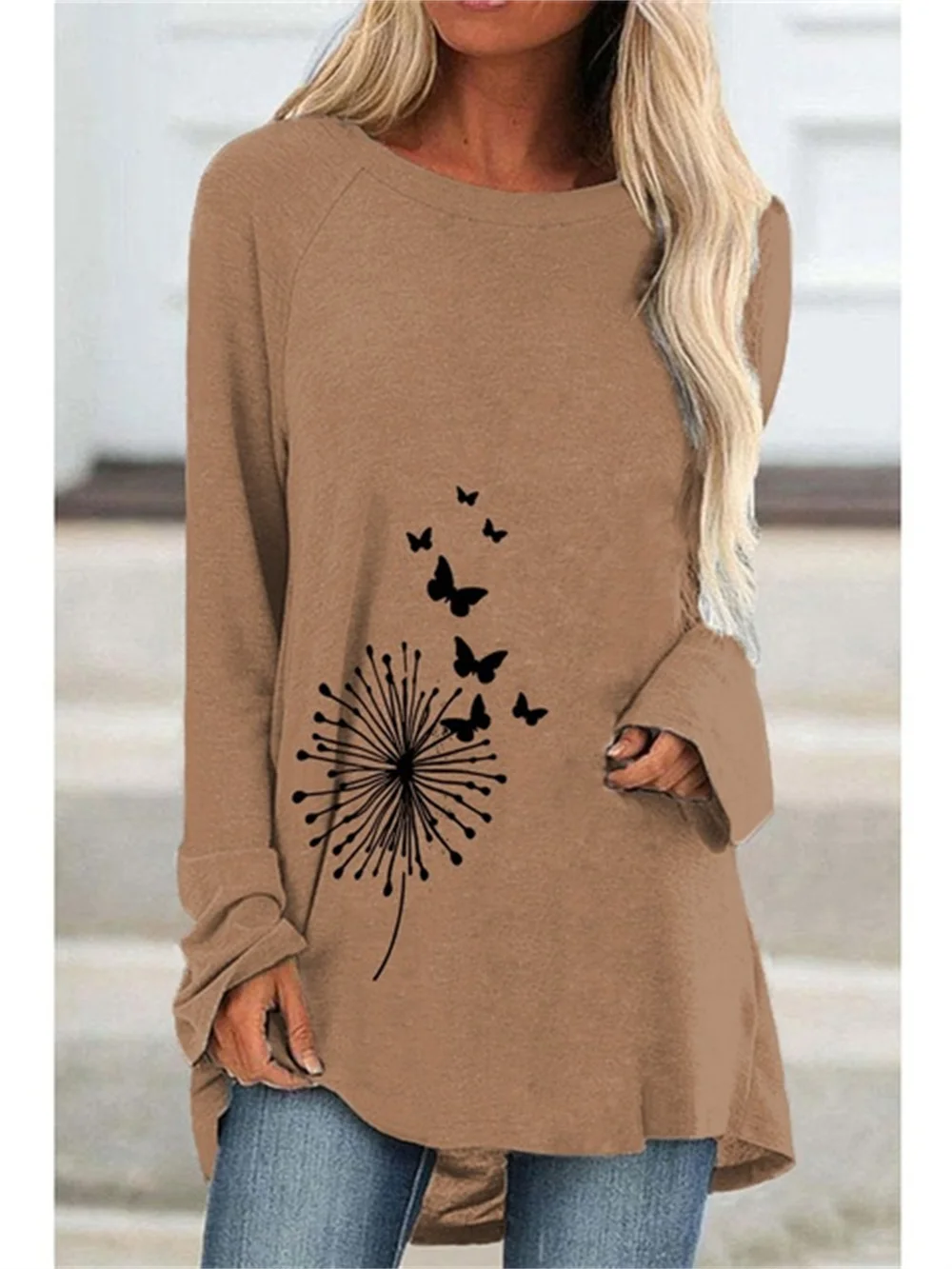 3D Hand Drawn Print Autumn Fashion Dandelion Harajuku Tops Plus Size Round Neck Women's LongSleeved Y2K Pullover LooseT-Shirt
3D Hand Drawn Print Autumn Fashion Dandelion Harajuku Tops Plus Size Round Neck Women's LongSleeved Y2K Pullover LooseT-Shirt