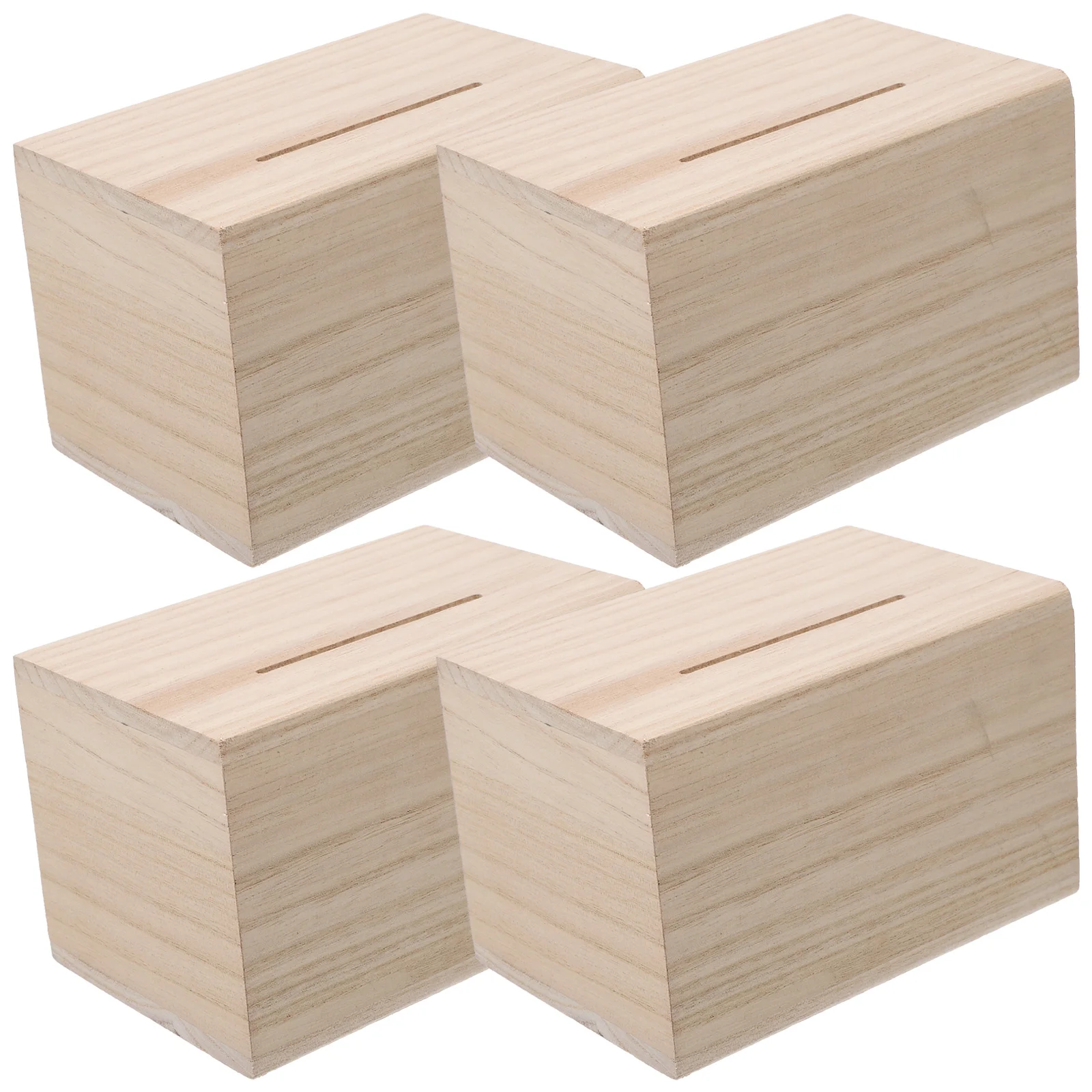 4 Pcs Home Decor Housewarming Supplies Wood Coin Bank Kids Adults Piggy Password Money Jar Wooden Child DIY Girls
4 Pcs Home Decor Housewarming Supplies Wood Coin Bank Kids Adults Piggy Password Money Jar Wooden Child DIY Girls