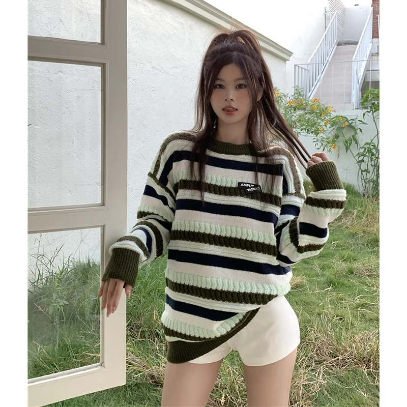 ILARE Winter Clothes Women Long Sleeve Top Thick Sweaters Women's Sweater Tops Korean Fashion Pullover Vintage Y2k Jumpers Woman
ILARE Winter Clothes Women Long Sleeve Top Thick Sweaters Women's Sweater Tops Korean Fashion Pullover Vintage Y2k Jumpers Woman