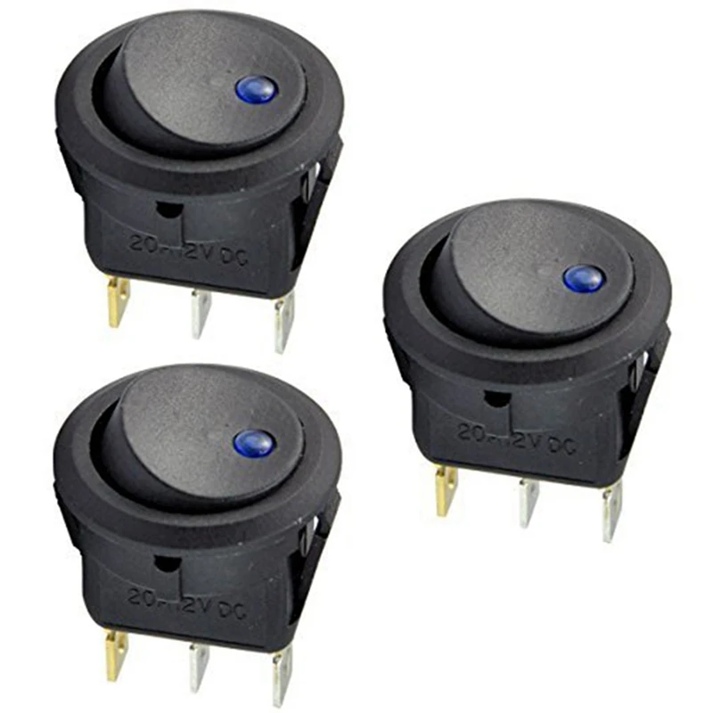 12Pc 12V 20A Rocker Toggle LED Switch Blue Light SPST On-Off Control For Boats Cars Racing Cars
12Pc 12V 20A Rocker Toggle LED Switch Blue Light SPST On-Off Control For Boats Cars Racing Cars