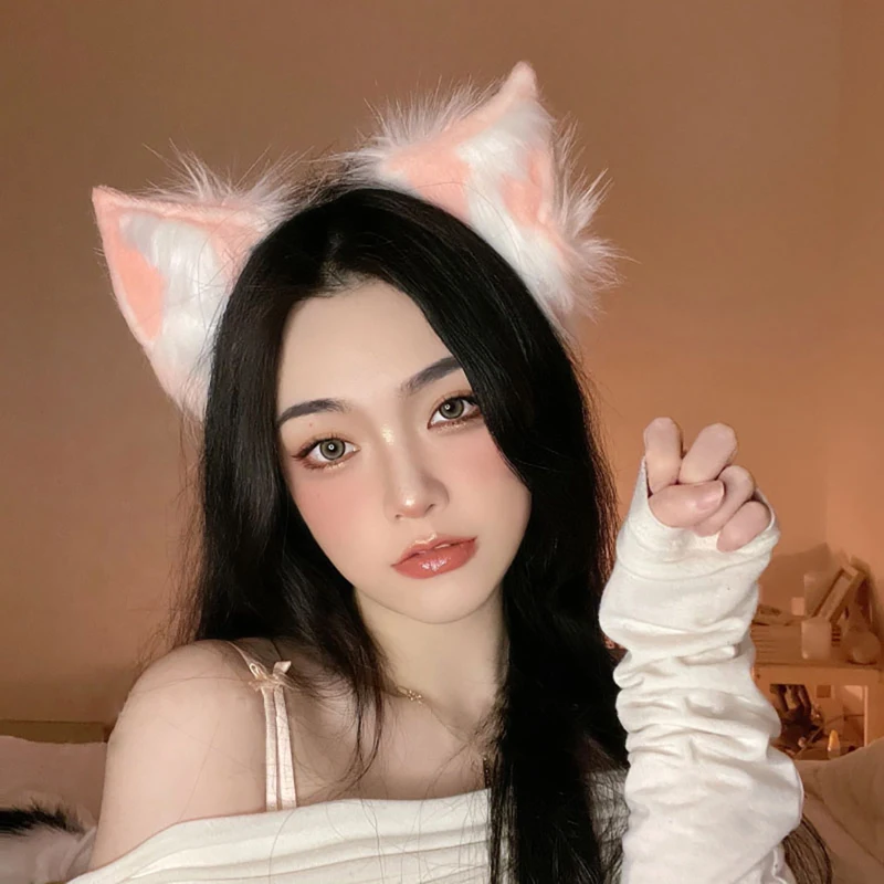 Women Girls Halloween Simulation Bunny Ears Headband Cosplay Anime Plush Fox Animal Ear KC Lolita Hair Accessories
Women Girls Halloween Simulation Bunny Ears Headband Cosplay Anime Plush Fox Animal Ear KC Lolita Hair Accessories