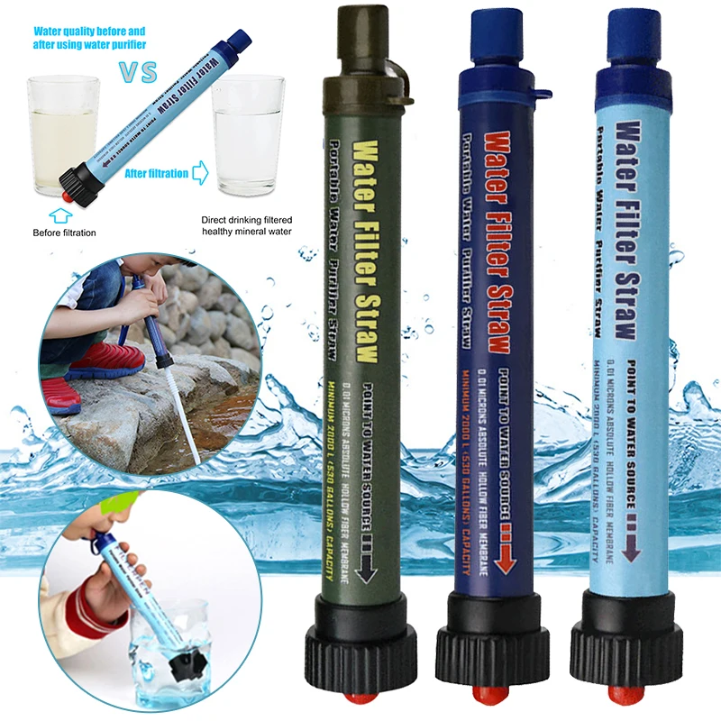 Camping Water Filter Straw Water Purifier Filtration System Bottom Thread Ultrafiltration Film Outdoor Emergency Survival Tools
Camping Water Filter Straw Water Purifier Filtration System Bottom Thread Ultrafiltration Film Outdoor Emergency Survival Tools