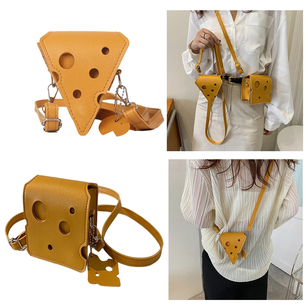 Fashion Cheese Shaped Crossbody Bags for Women Cute Mini Earphone Lipstick Storage Bag Solid Color Handbags Lady Shoulder Bag
Fashion Cheese Shaped Crossbody Bags for Women Cute Mini Earphone Lipstick Storage Bag Solid Color Handbags Lady Shoulder Bag