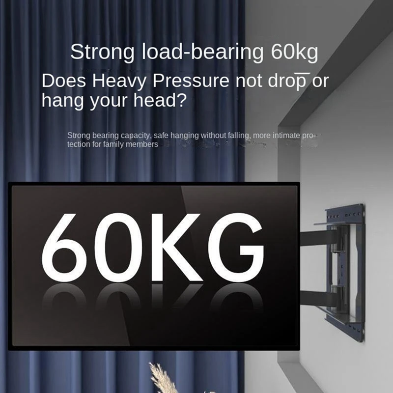 1 PCS Full Motion Wall Mount TV Bracket Universal TV Support Load Up To 60Kg For 14-32Inch LCD LED Screen
1 PCS Full Motion Wall Mount TV Bracket Universal TV Support Load Up To 60Kg For 14-32Inch LCD LED Screen