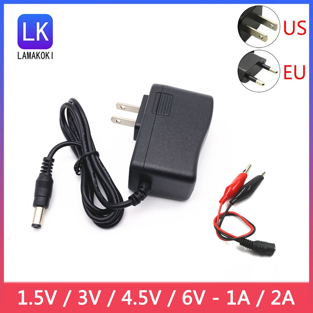 1.5V 1A Power Adapter Gas Stove Gas Stove 4.5V 3V 3.3V 1000MA Dry Battery Alligator Clip 6V 2A
1.5V 1A Power Adapter Gas Stove Gas Stove 4.5V 3V 3.3V 1000MA Dry Battery Alligator Clip 6V 2A
