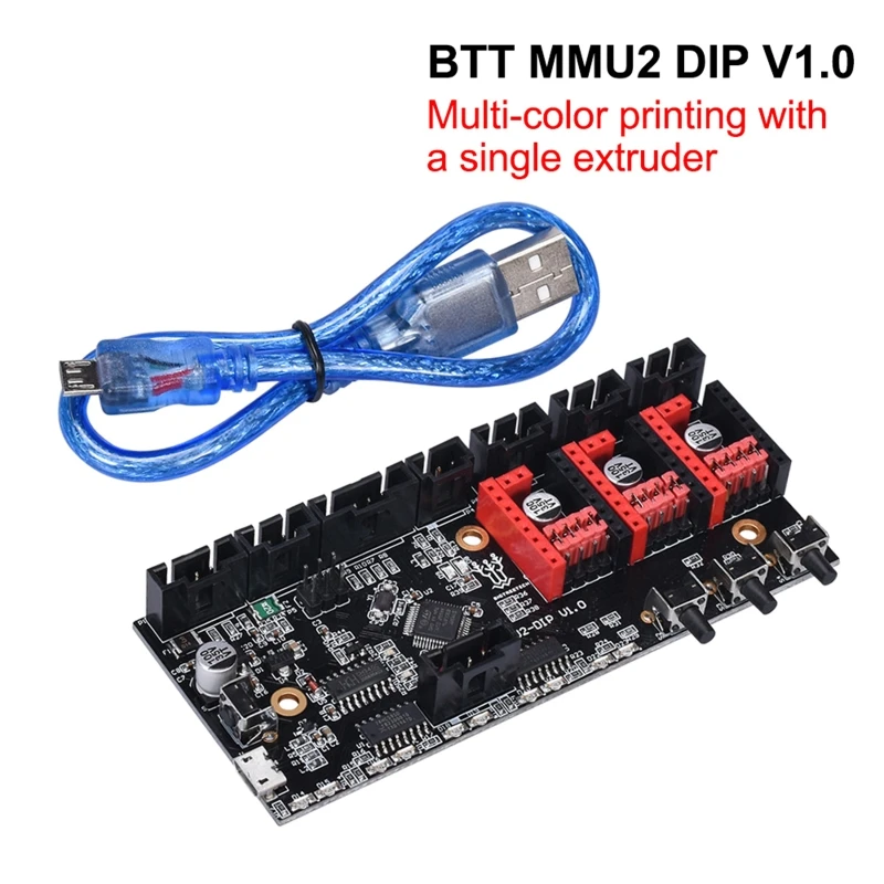 BIGTREETECH MMU2 DIP V1.0 модуль обновления материалов для MMU2S комплект полный Prusa I3 MK2.5S MK3S MMU 2S детали для 3D-принтера
BIGTREETECH MMU2 DIP V1.0 модуль обновления материалов для MMU2S комплект полный Prusa I3 MK2.5S MK3S MMU 2S детали для 3D-принтера
