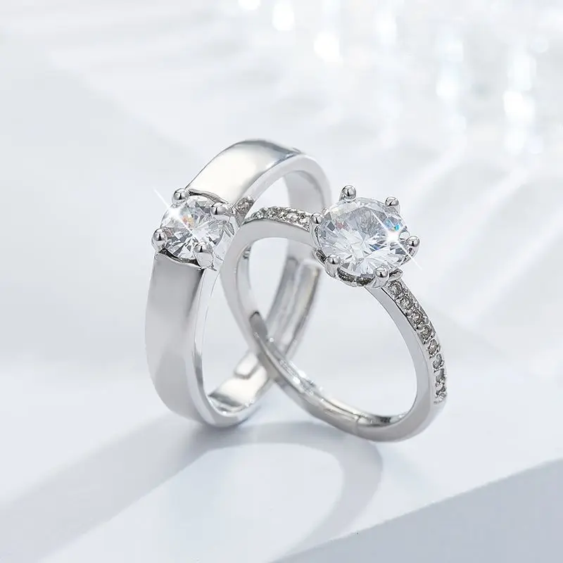 Disney Artificials925 Diamond Ring Couple Wedding Rings Confession Proposal Gift for Men and Women Ring
Disney Artificials925 Diamond Ring Couple Wedding Rings Confession Proposal Gift for Men and Women Ring