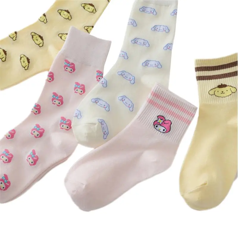 Anime Kawaii Cartoon Melody Cinnamoroll Purin Dog Socks Warm Socks Soft Mid Tube Socks Girl Preppy Style Cute Decoration Gift
Anime Kawaii Cartoon Melody Cinnamoroll Purin Dog Socks Warm Socks Soft Mid Tube Socks Girl Preppy Style Cute Decoration Gift