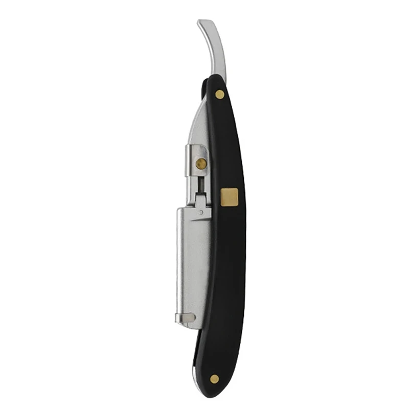 Ebony Men Shaving Barber Tools Manual Blade Razor Shaving Head Stainless Steel Scraper Vintage Folding Knife Holder
Ebony Men Shaving Barber Tools Manual Blade Razor Shaving Head Stainless Steel Scraper Vintage Folding Knife Holder