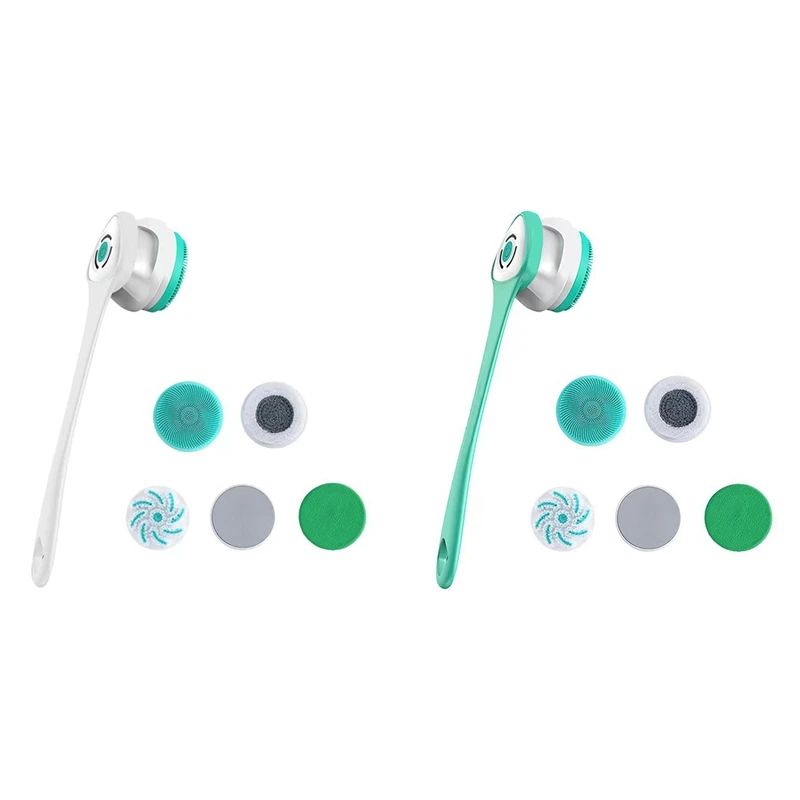 1Set Electric Body Bath Brush Rechargeable Back Brush Long Handle For Shower Exfoliating Deep Cleansing Brush Plastic White
1Set Electric Body Bath Brush Rechargeable Back Brush Long Handle For Shower Exfoliating Deep Cleansing Brush Plastic White