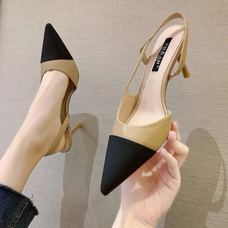 New Color Matching High Heel Sandals Women's Shoes Pointed Toe Sandals Women's Stiletto Fashion Party Wedding Shoes Sandals
New Color Matching High Heel Sandals Women's Shoes Pointed Toe Sandals Women's Stiletto Fashion Party Wedding Shoes Sandals