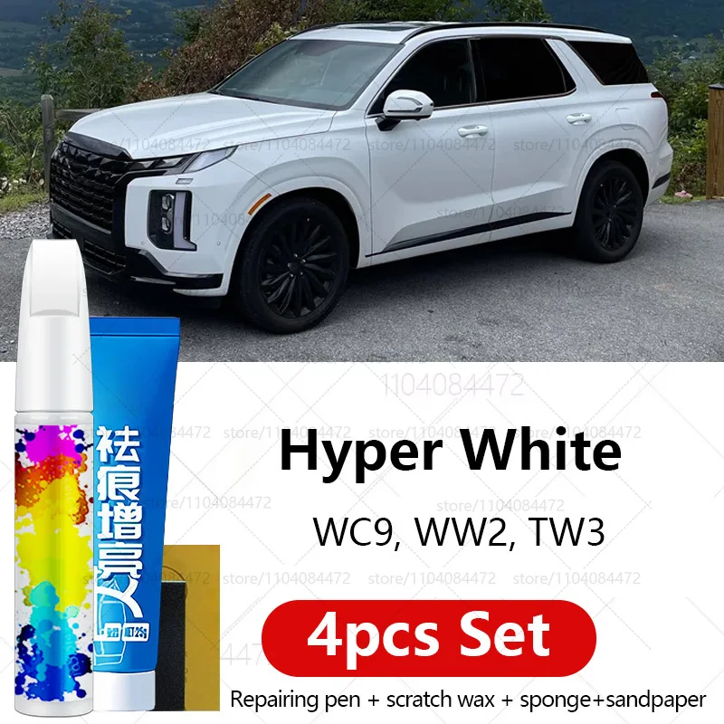 Ручка для ремонта автомобильной краски для Hyundai Palisade 2018-2025 аксессуары для ремонта царапин краски 4 шт. черный A28 белый WC9 серебро S7S серебро
Ручка для ремонта автомобильной краски для Hyundai Palisade 2018-2025 аксессуары для ремонта царапин краски 4 шт. черный A28 белый WC9 серебро S7S серебро