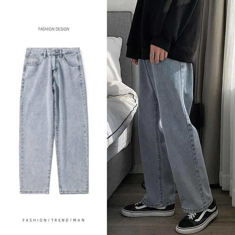 Fashion Mens Vintage Washed Jeans Hip Hop Loose Straight Fit Denim Pants Harajuku Urban Style Dad Jean Trousers Male
Fashion Mens Vintage Washed Jeans Hip Hop Loose Straight Fit Denim Pants Harajuku Urban Style Dad Jean Trousers Male