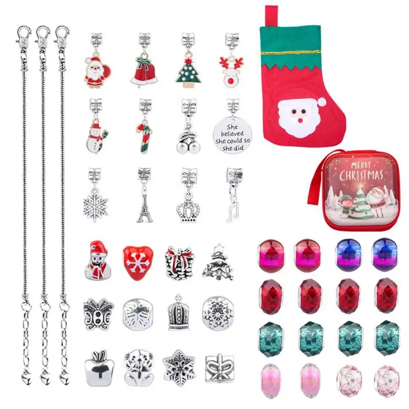 Christmas Bracelet Making Kit Charm Bracelet Making Kit DIY Christmas Charm Bracelets Kit For Girls Kids Adults Holiday Gifts
Christmas Bracelet Making Kit Charm Bracelet Making Kit DIY Christmas Charm Bracelets Kit For Girls Kids Adults Holiday Gifts