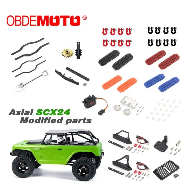 Upgrade Modified Part for Axial Scx24 Bumper Tow Hook Sand Ladder Shovel Servo Chassis Frame Accessories RC 1/24 Crawler Cars
Upgrade Modified Part for Axial Scx24 Bumper Tow Hook Sand Ladder Shovel Servo Chassis Frame Accessories RC 1/24 Crawler Cars