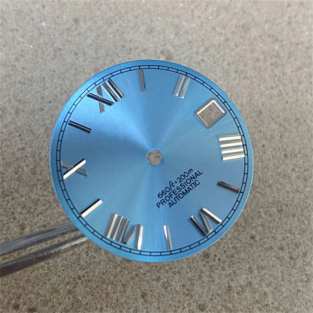 Exquisite 28.5mm Watch Dial Numeral No Luminous Modified Watch Dial for NH35/36 Movement
Exquisite 28.5mm Watch Dial Numeral No Luminous Modified Watch Dial for NH35/36 Movement